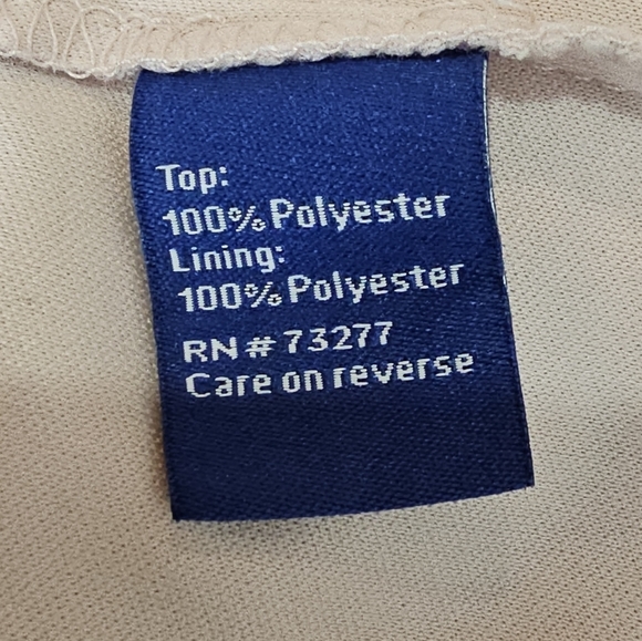 Apt. 9 Short Sleeve Flowy Floral Pink Blouse Double Lined Size XL - Picture 6 of 8